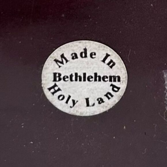 NIB Artisans World Marketplace Carved Wooden Napkin Rings OS Tan Set Of 4 - Picture 6 of 6